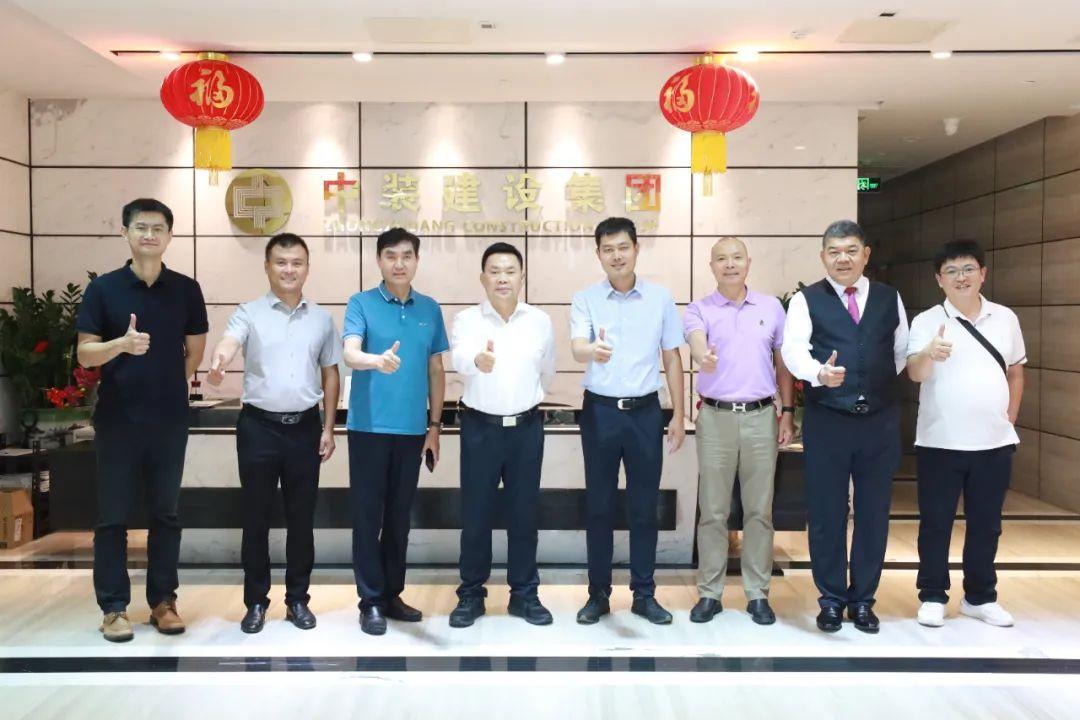 垣曲縣縣委常委、副縣長張帆一行蒞臨中裝建設考察交流